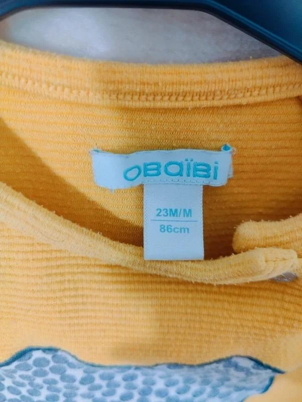 💎 Jersey amarillo con motivo de corazón • 23 meses • Obaïbi 💎 – photo 6